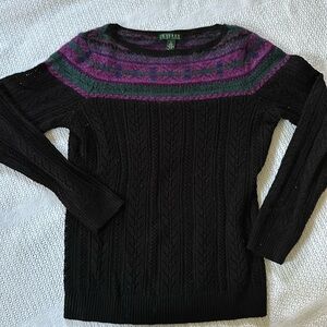 Ralph Lauren ladies cable knit sweater